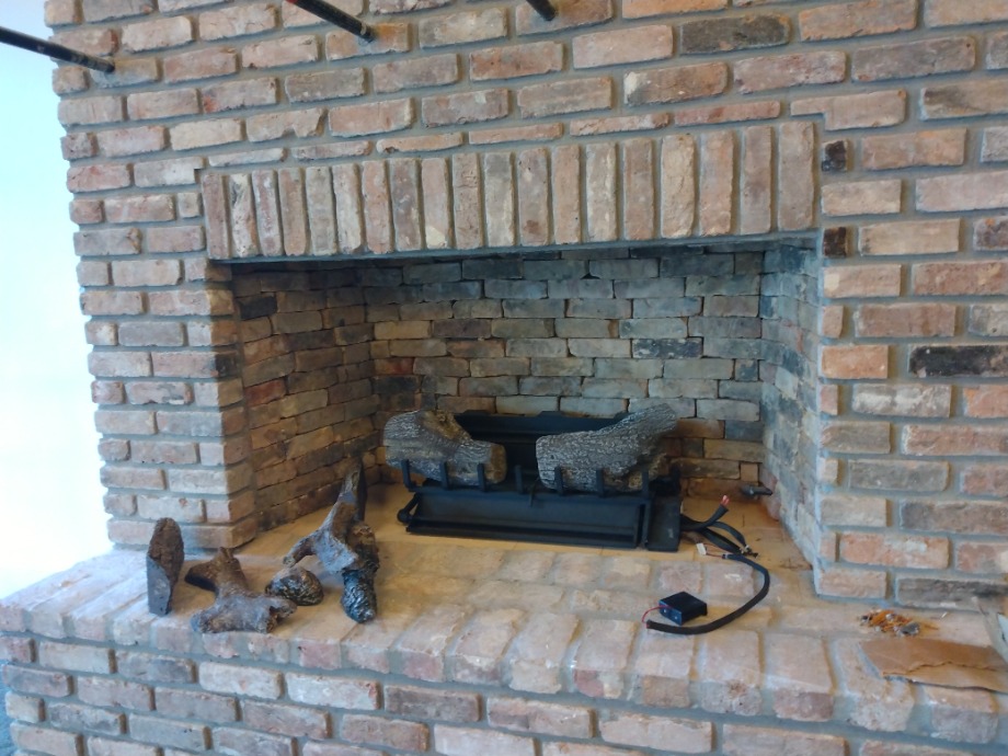 Gas Logs Installed  Perkinston, Mississippi  Fireplace Sales 