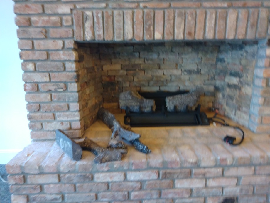 Gas Logs Installed  Lakeshore, Mississippi  Fireplace Sales 