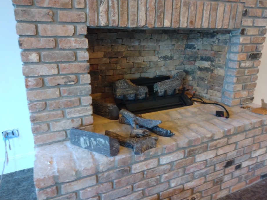 Gas Logs Installed  Saint Tammany Parish, Louisiana  Fireplace Sales 