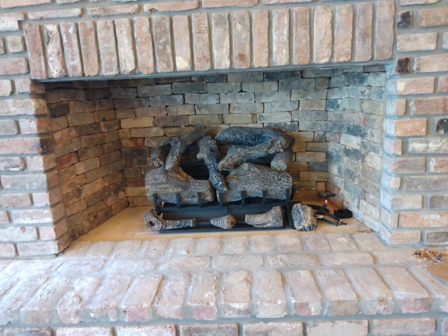 Gas Logs Installed  Jarreau, Louisiana  Fireplace Sales 
