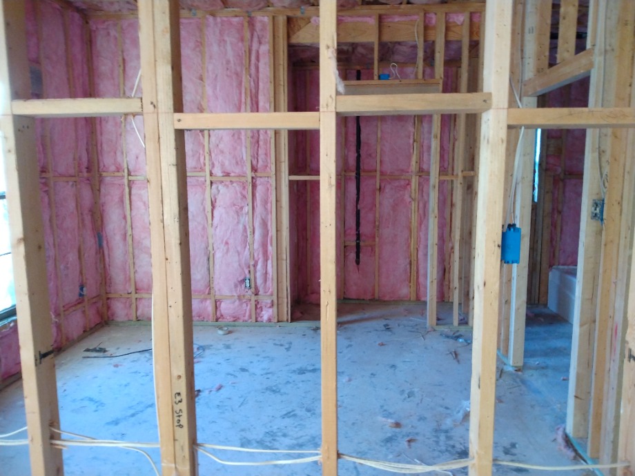 Insulation in house  Beaumont, Mississippi  Fireplace Sales 